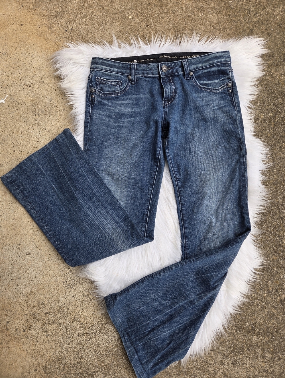 Rerock For Express - Women's Medium Wash Bootcut Jeans - Size 10R